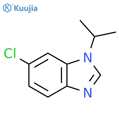 6-chloro-1-(propan-2-yl)-1H-1,3-benzodiazole structure