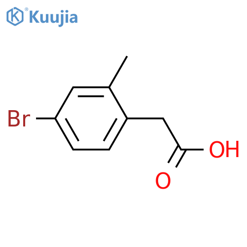 2-(4-bromo-2-methylphenyl)acetic acid structure