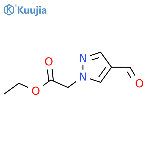 Ethyl 2-(4-formyl-1H-pyrazol-1-yl)acetate structure