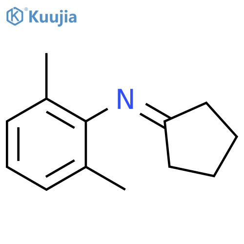 Benzenamine, N-cyclopentylidene-2,6-dimethyl- structure