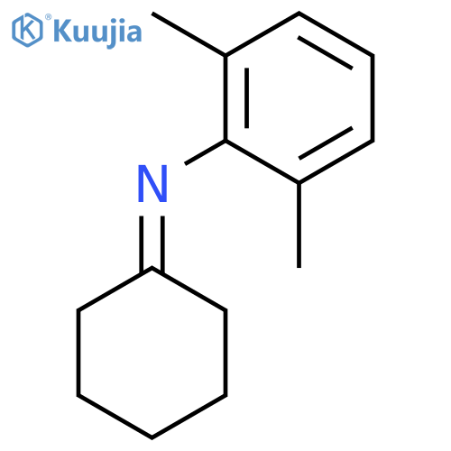 Benzenamine, N-cyclohexylidene-2,6-dimethyl- structure