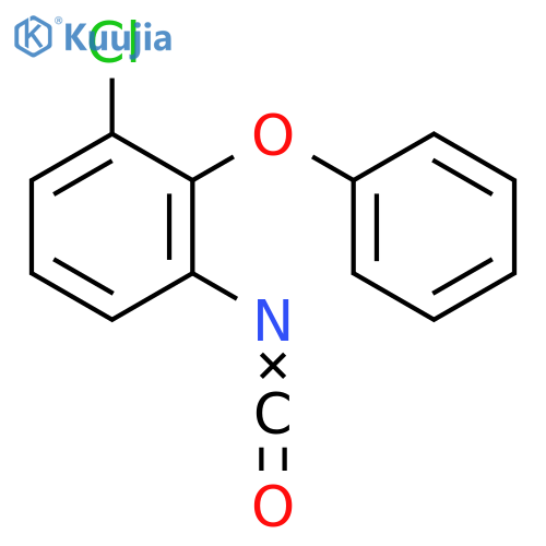 Benzene, 1-chloro-3-isocyanato-2-phenoxy- structure