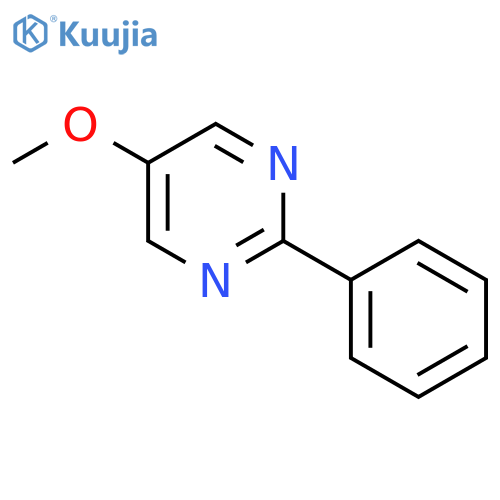 Pyrimidine, 5-methoxy-2-phenyl- (6CI,9CI) structure