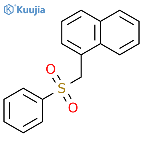 NAPHTHALENE, 1-[(PHENYLSULFONYL)METHYL]- structure