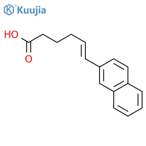 5-HEXENOIC ACID, 6-(2-NAPHTHALENYL)-, (E)- structure