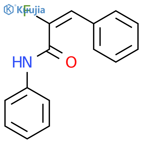 2-PROPENAMIDE, 2-FLUORO-N,3-DIPHENYL-, (2E)- structure