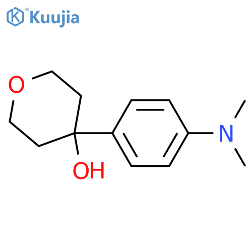 4-(4-(dimethylamino)phenyl)tetrahydro-2H-pyran-4-ol structure