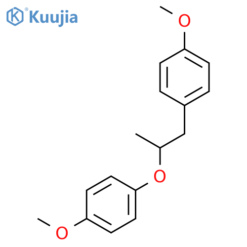 Benzene, 1-methoxy-4-[2-(4-methoxyphenoxy)propyl]- structure