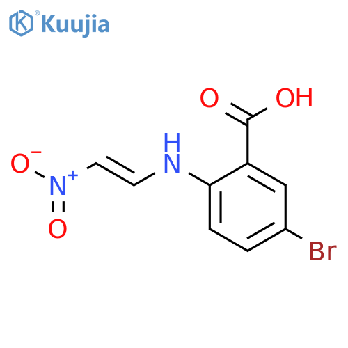 5-Bromo-2-(2-nitroethenyl)amino-Benzoic Acid structure