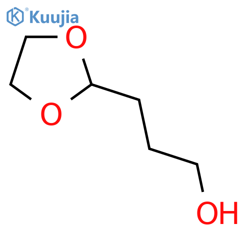 3-(1,3-dioxolan-2-yl)propan-1-ol structure