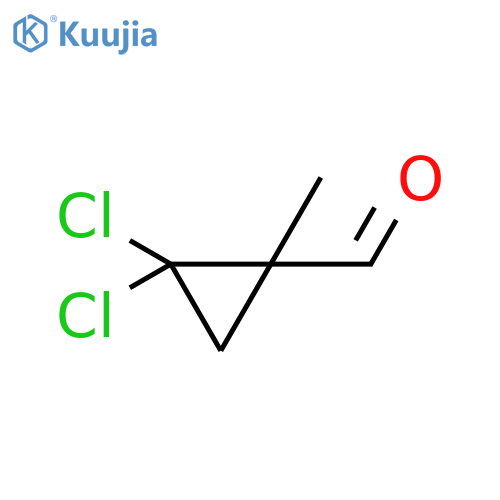 Cyclopropanecarboxaldehyde, 2,2-dichloro-1-methyl- structure