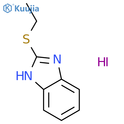 1H-Benzimidazole, 2-(ethylthio)-, compd. with iodine (1:1) structure