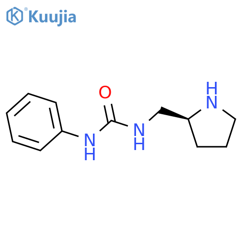 UREA, N-PHENYL-N'-[(2S)-2-PYRROLIDINYLMETHYL]- structure