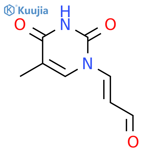 3-(thymin-1'-yl)-2-propenal structure