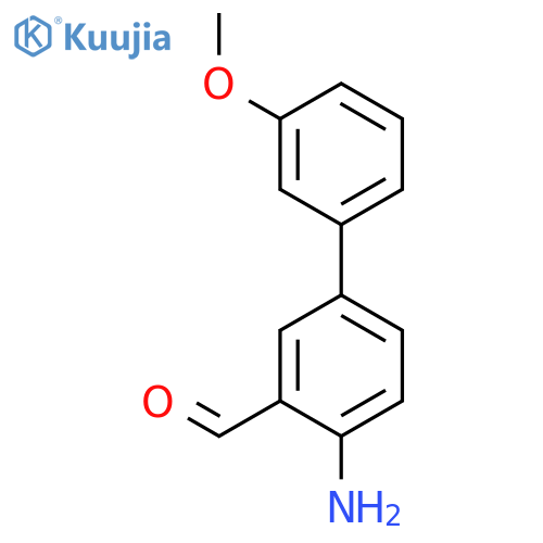 [1,1'-Biphenyl]-3-carboxaldehyde, 4-amino-3'-methoxy- structure