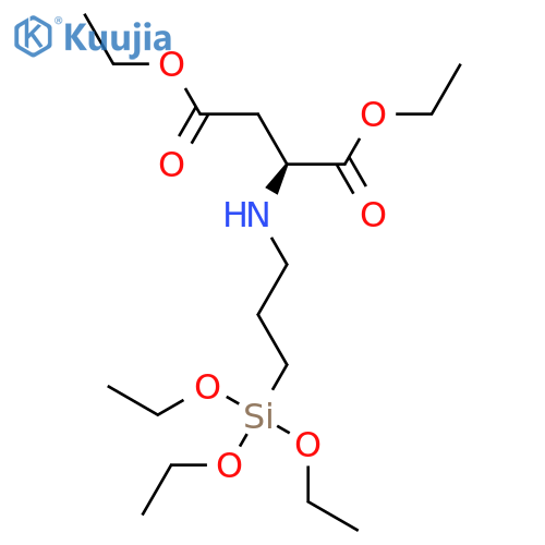 ASPARTIC ACID, N-[3-(TRIETHOXYSILYL)PROPYL]-, DIETHYL ESTER structure