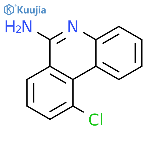 6-PHENANTHRIDINAMINE, 10-CHLORO- structure