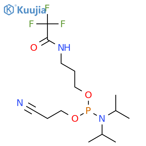 5'-AMINO-MODIFIER-C 3-TFA CEP structure