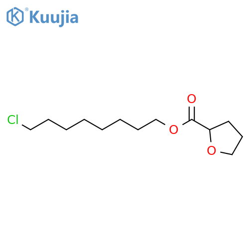 2-FURANCARBOXYLIC ACID, TETRAHYDRO-, 8-CHLOROOCTYL ESTER structure