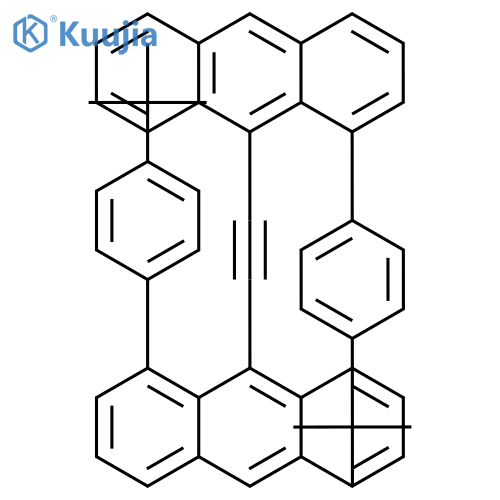 ANTHRACENE, 9,9'-(1,2-ETHYNEDIYL)BIS[1-[4-(1,1-DIMETHYLETHYL)PHENYL]- structure