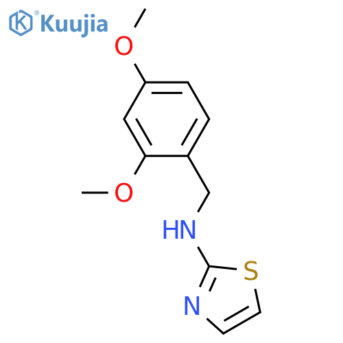 N-(2,4-Dimethoxybenzyl)thiazol-2-amine structure