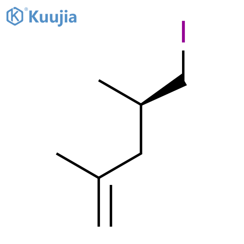 1-PENTENE, 5-IODO-2,4-DIMETHYL-, (4R)- structure