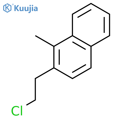 NAPHTHALENE, 2-(2-CHLOROETHYL)-1-METHYL- structure