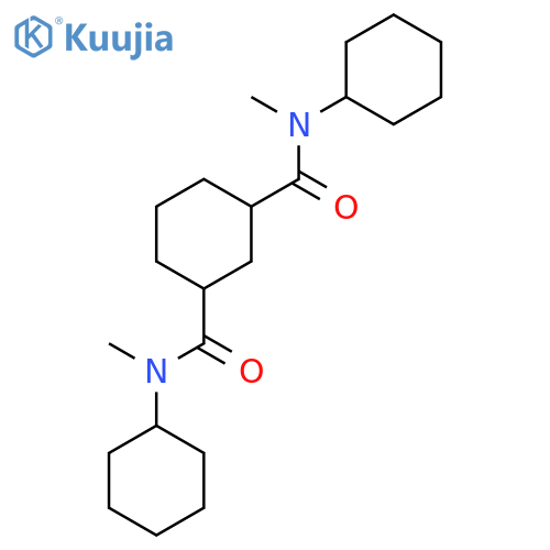 1,3-CYCLOHEXANEDICARBOXAMIDE, N,N'-DICYCLOHEXYL-N,N'-DIMETHYL- structure