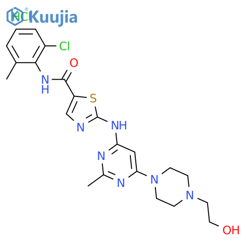Dasatinib hydrochloride structure