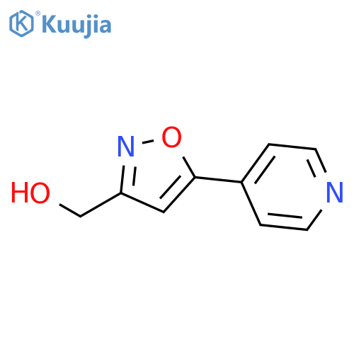 3-ISOXAZOLEMETHANOL, 5-(4-PYRIDINYL)- structure