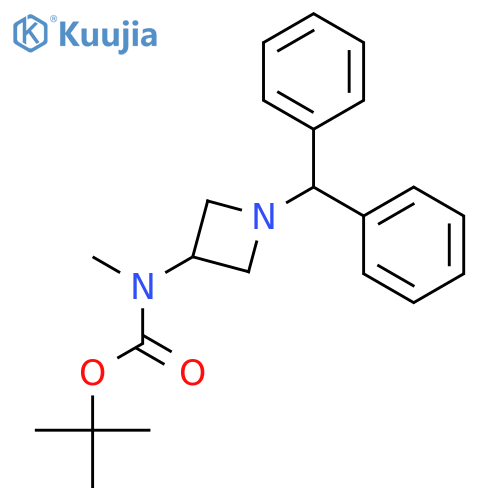 tert-butyl N-(1-benzhydrylazetidin-3-yl)-N-methyl-carbamate structure