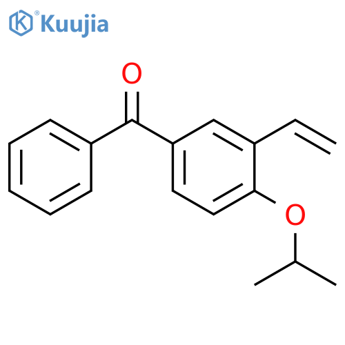 Methanone, [3-ethenyl-4-(1-methylethoxy)phenyl]phenyl- structure