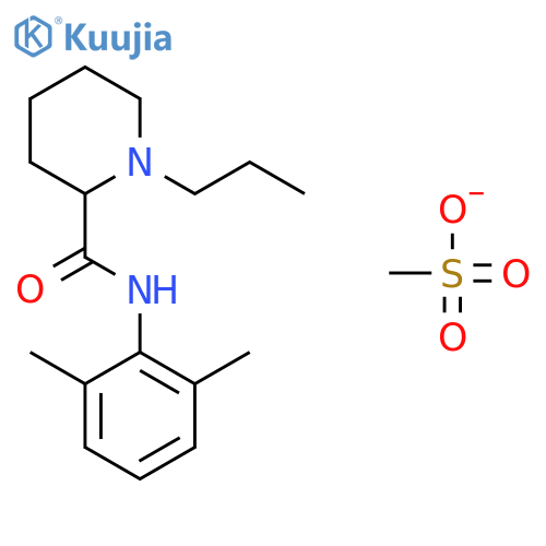 Ropivacaine mesylate structure
