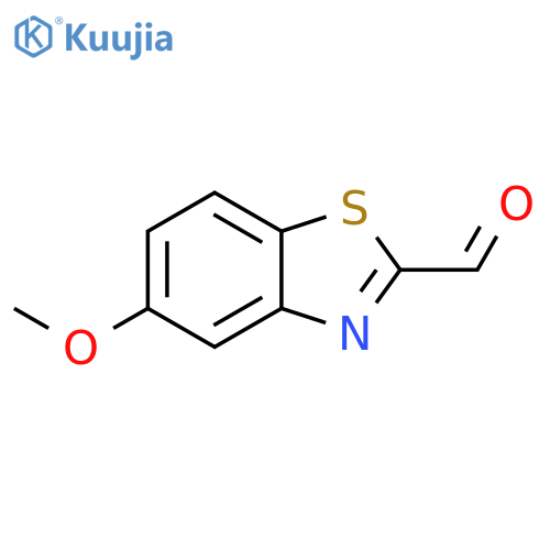 5-methoxy-1,3-benzothiazole-2-carbaldehyde structure