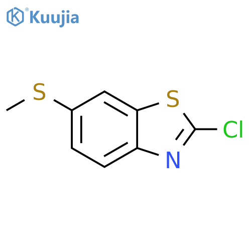 2-chloro-6-(methylsulfanyl)-1,3-benzothiazole structure