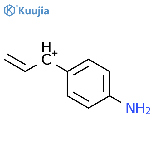 2-Propenylium, 1-(4-aminophenyl)- structure