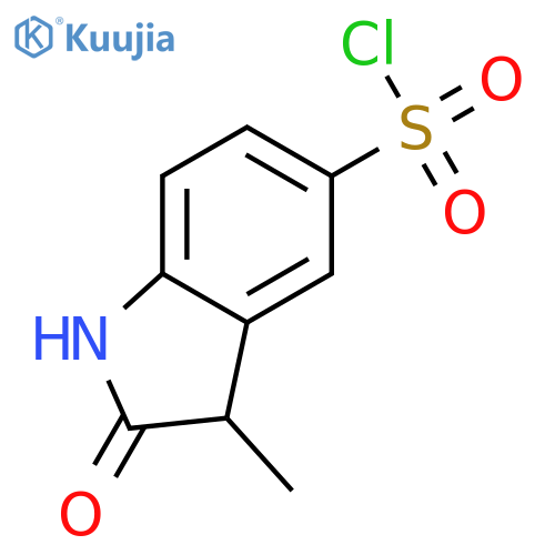 3-methyl-2-oxo-2,3-dihydro-1H-indole-5-sulfonyl chloride structure