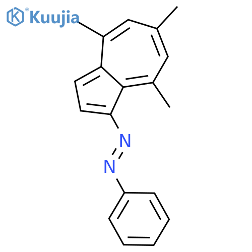 DIAZENE, PHENYL(4,6,8-TRIMETHYL-1-AZULENYL)-, (1E)- structure