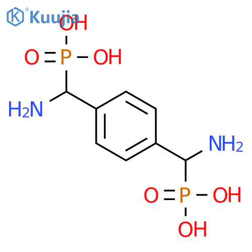 [amino-[4-(amino-phosphono-methyl)phenyl]methyl]phosphonic acid structure