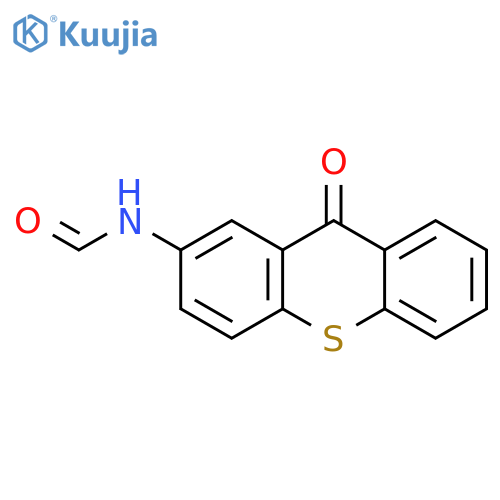 Formamide, N-(9-oxo-9H-thioxanthen-2-yl)- structure