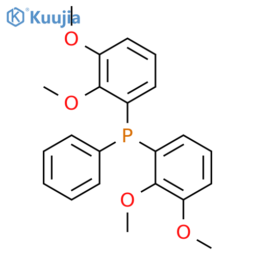 PHOSPHINE, BIS(2,3-DIMETHOXYPHENYL)PHENYL- structure