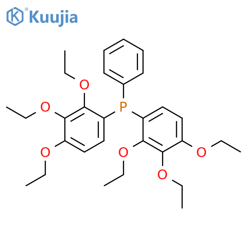 PHOSPHINE, PHENYLBIS(2,3,4-TRIETHOXYPHENYL)- structure