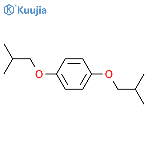 1,4-Benzenediol; Bis(2-methylpropyl) ether structure