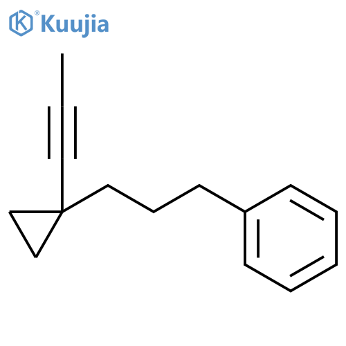 BENZENE, [3-[1-(1-PROPYNYL)CYCLOPROPYL]PROPYL]- structure