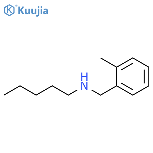 (2-methylphenyl)methyl(pentyl)amine structure