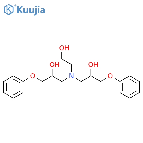 2-Propanol,1,1'-[(2-hydroxyethyl)imino]bis[3-phenoxy- structure