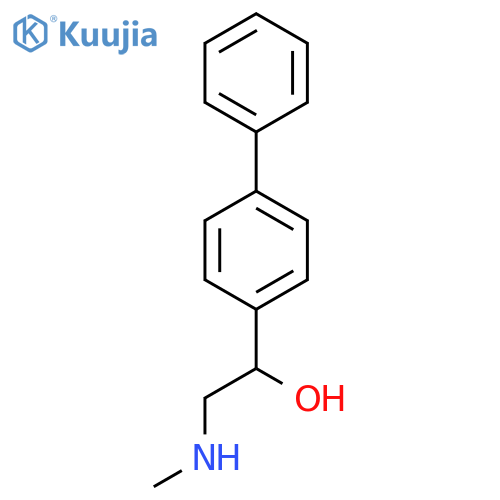 2-(Methylamino)-1-(4-phenylphenyl)ethan-1-ol structure