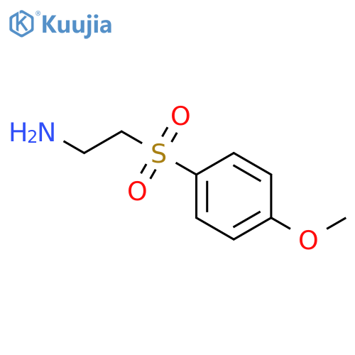 2-(4-methoxyphenyl)sulfonylethanamine structure