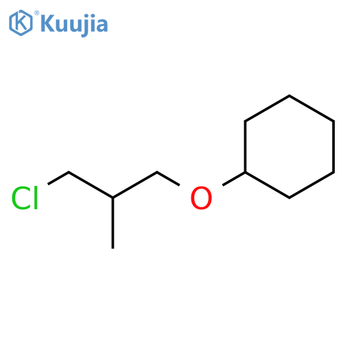 Cyclohexane, (3-chloro-2-methylpropoxy)- structure