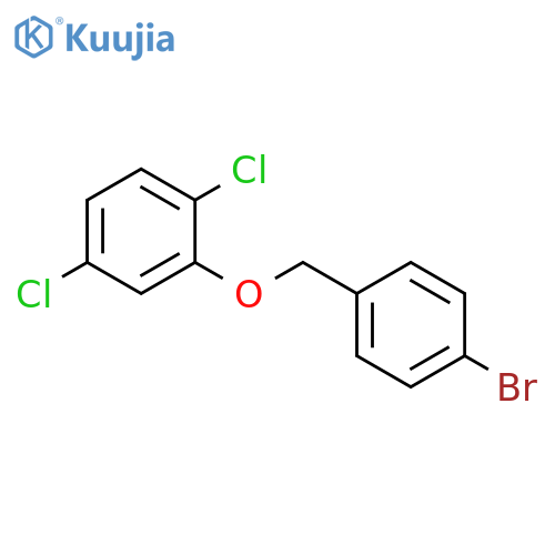 2-[(4-bromophenyl)methoxy]-1,4-dichlorobenzene structure